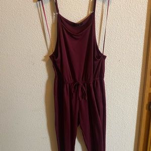 Burgundy Ambiance jumpsuit, size small, super soft and comfy, good condition